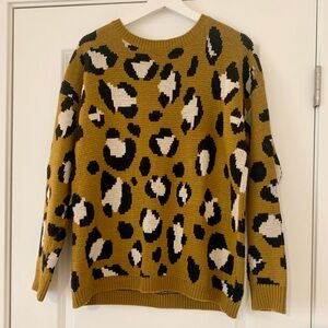 MOVING SALE | Women’s Forever 21 Leopard Print Sweater, Size Medium